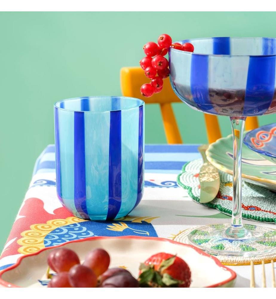 Glas, Blau, 100% GLAS
