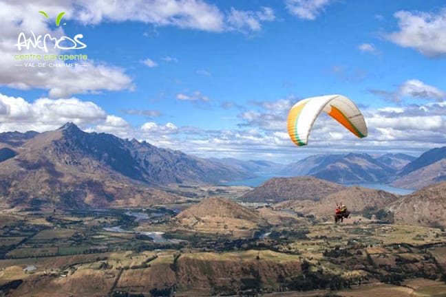 Grand vol parapente biplace avec photos et film