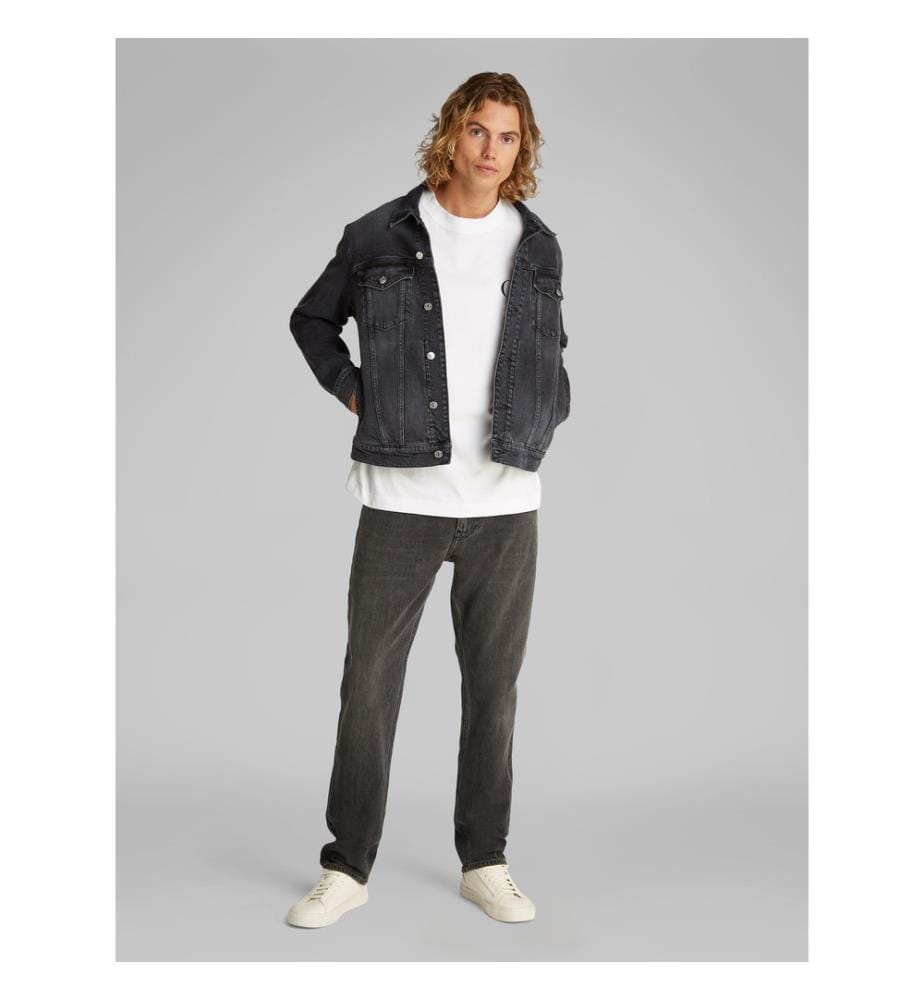 Jeansjacke - Schwarzes Denim
