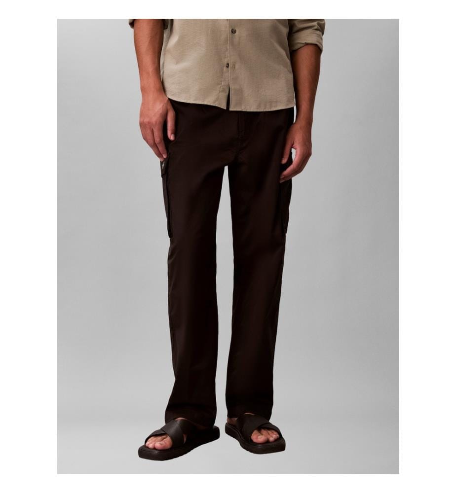 Pantaloni cargo dritti - Nero