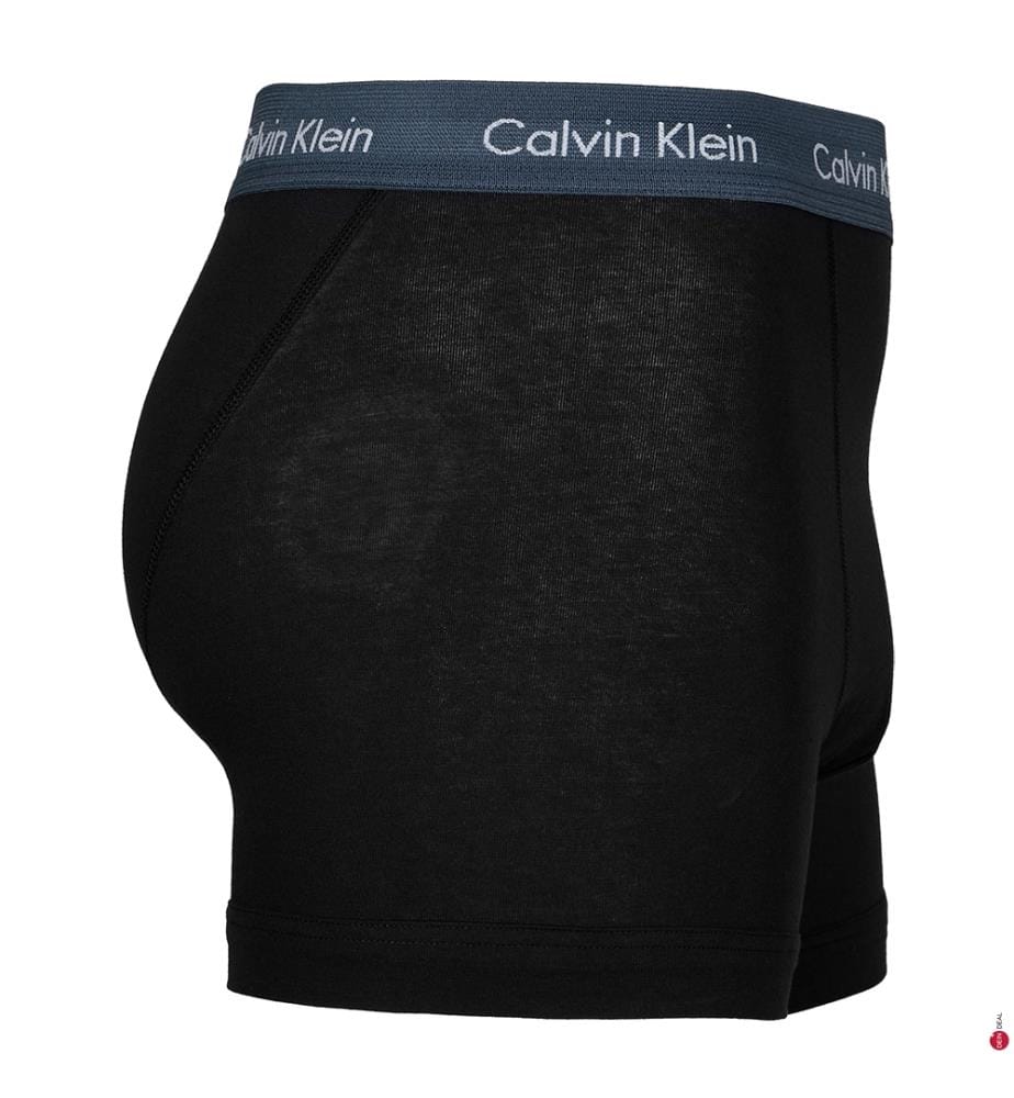 Pack de 3 Boxers Cotton Stretch Trunks - Noir