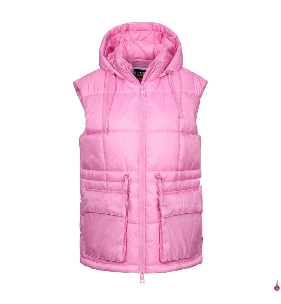 Sleeveless down jacket - Light pink