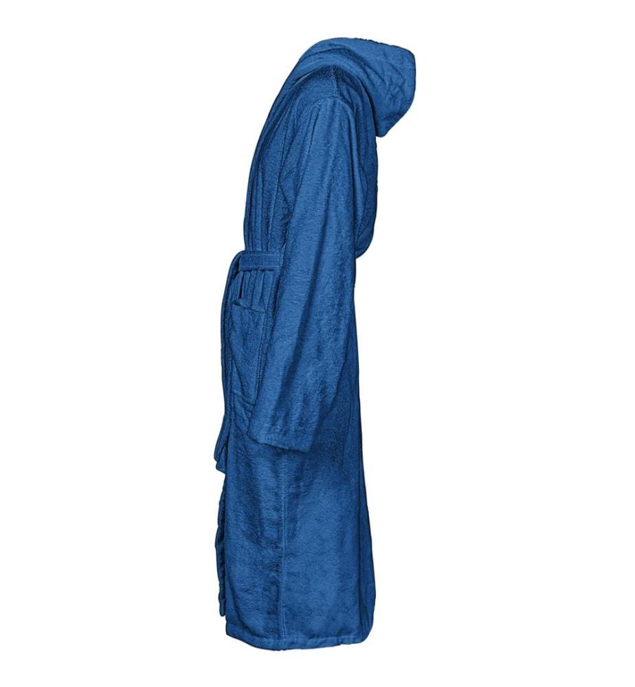 Bademantel KINN Blau S Baumwolle