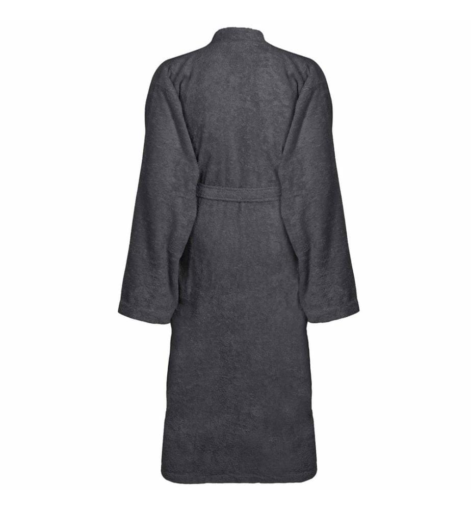 Bademantel KINN Anthrazit XL Baumwolle