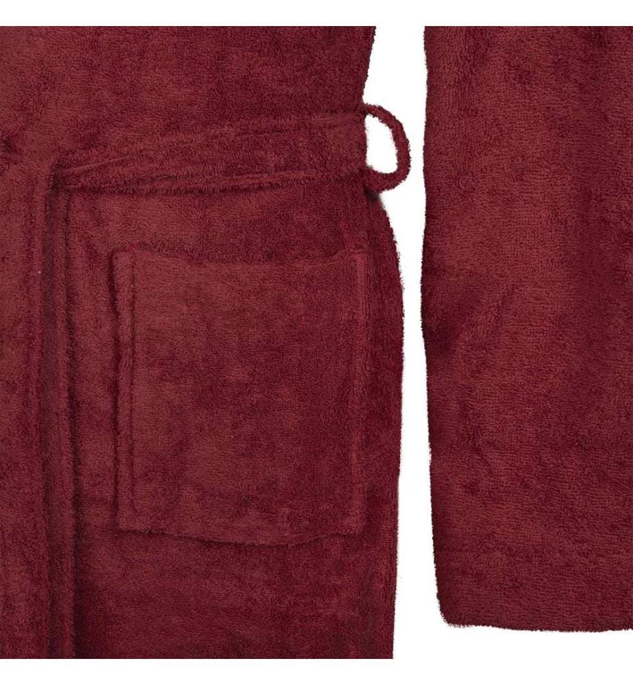 Bademantel KINN Rot XL Baumwolle