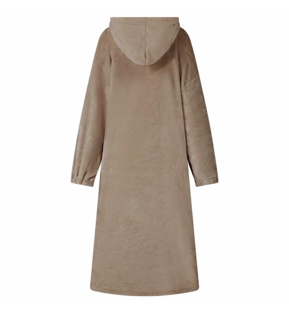 Decken-Hoodie Kamel M Flanell