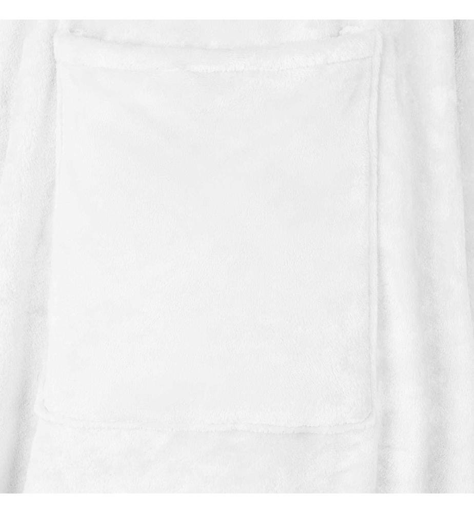 Decken-Hoodie Weiss F Flanell