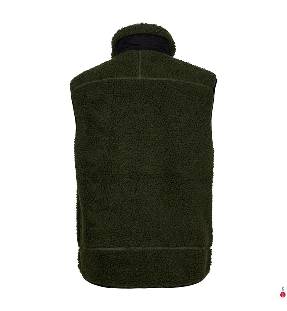 Fleece Pilatus MC Sleeveless Down Jacket - Green