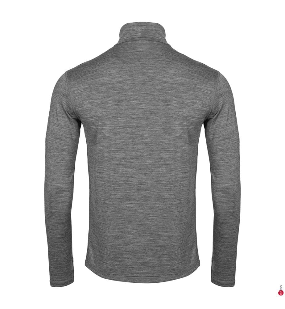 Starter Pack 210 Zip Long Sleeve T-Shirt - Grey