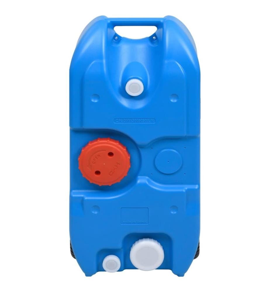 Camping-Wassertank mit Rollen 40 L Blau
