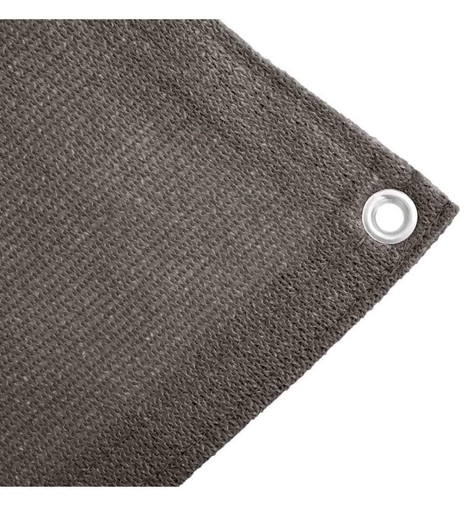 Zeltteppich 250x250 cm Anthrazit HDPE