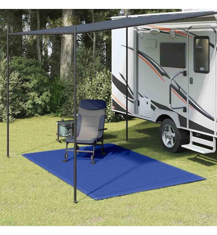 Zeltteppich 200x300 cm Blau HDPE