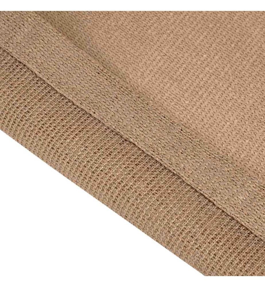 Zeltteppich Taupe 400x700 cm HDPE