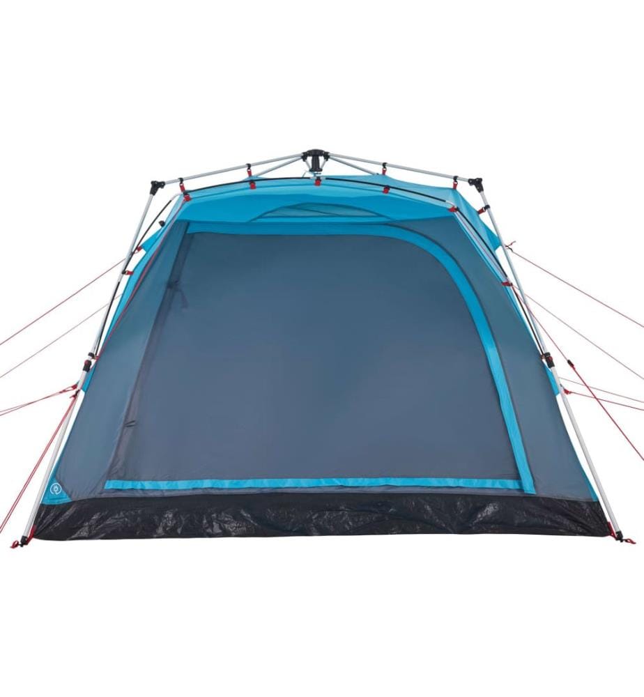 Campingzelt 4 Personen Blau Quick Release