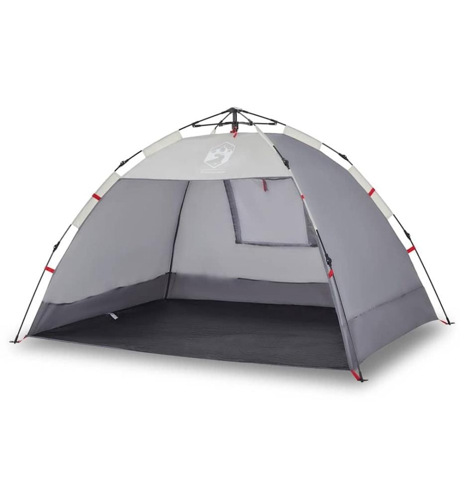 Strandzelt 2 Personen Grau Quick Release Wasserdicht