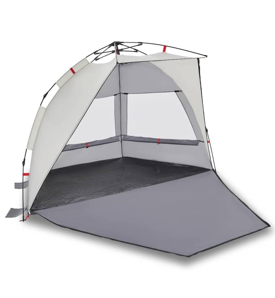 Strandzelt 2 Personen Grau Quick Release Wasserdicht