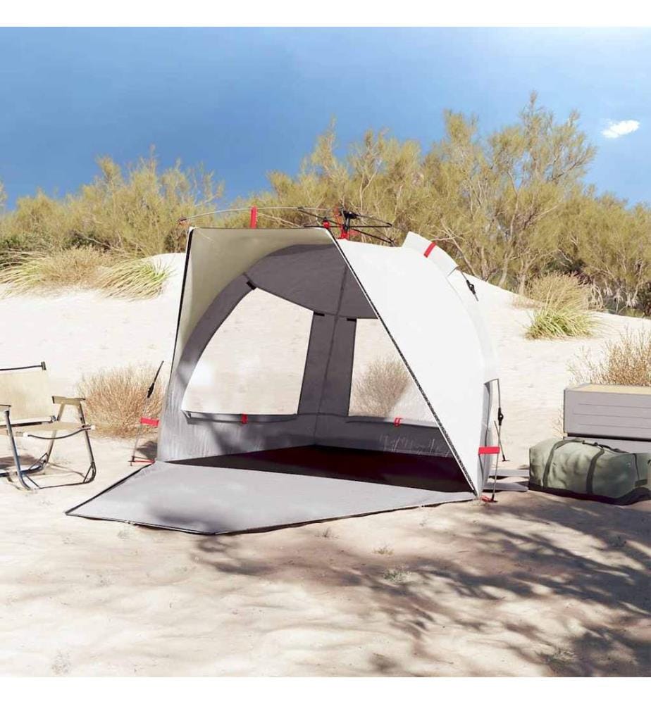 Strandzelt 2 Personen Grau Quick Release Wasserdicht