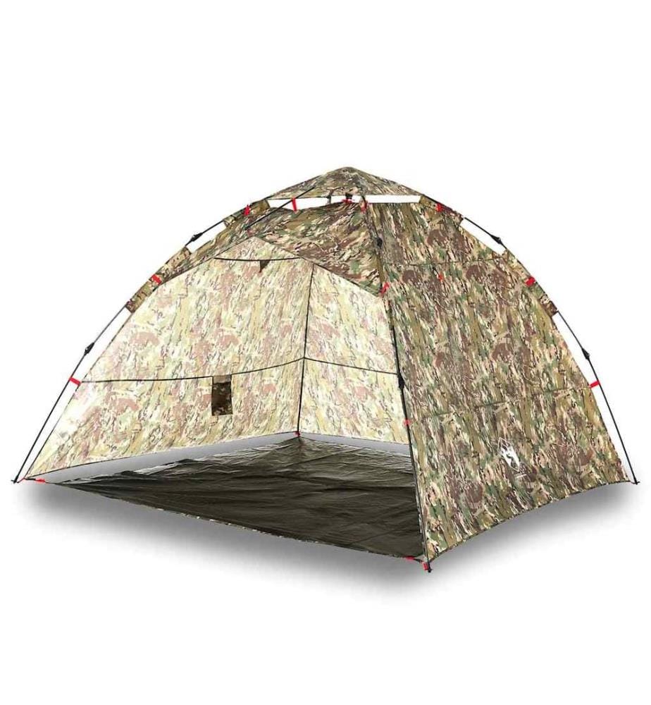 Angelzelt 4 Personen Tarnmuster Quick Release