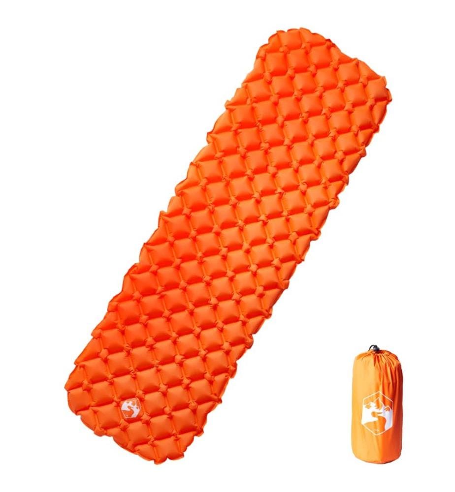 Aufblasbare Isomatte Orange 190x58x6 cm