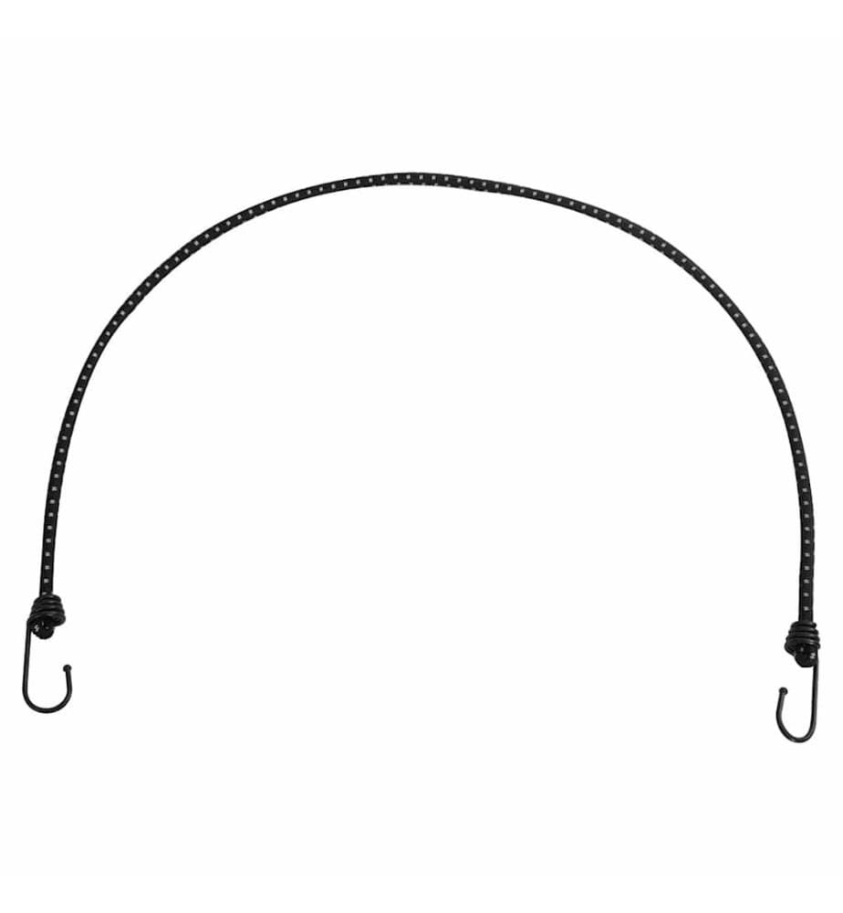 Cordes élastiques avec bandes réfléchissantes et crochets 25pcs