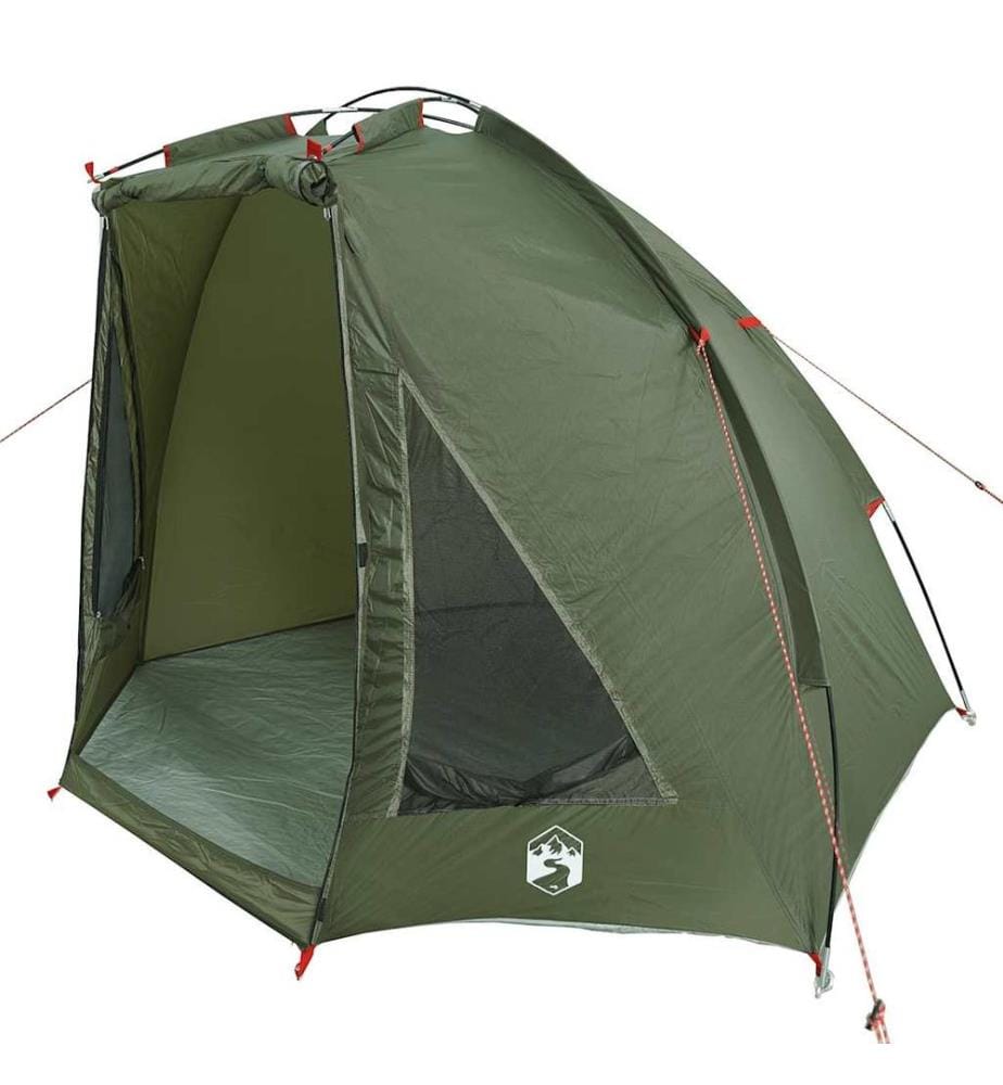 Tente de pêche vert olive imperméable