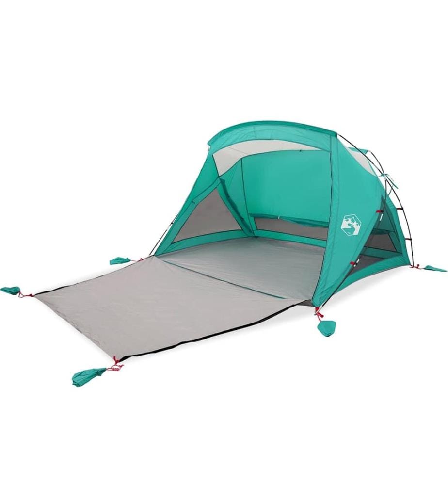 Tente de plage 2 personnes vert imperméable