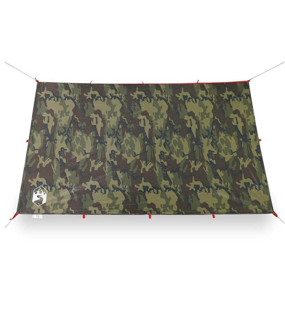 Bâche de camping camouflage 306x306 cm imperméable