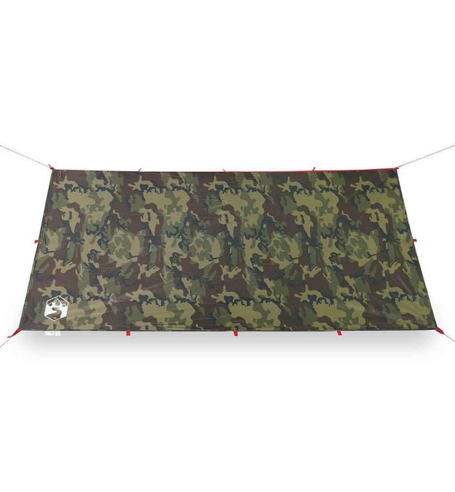 Bâche de camping camouflage 366x306 cm imperméable