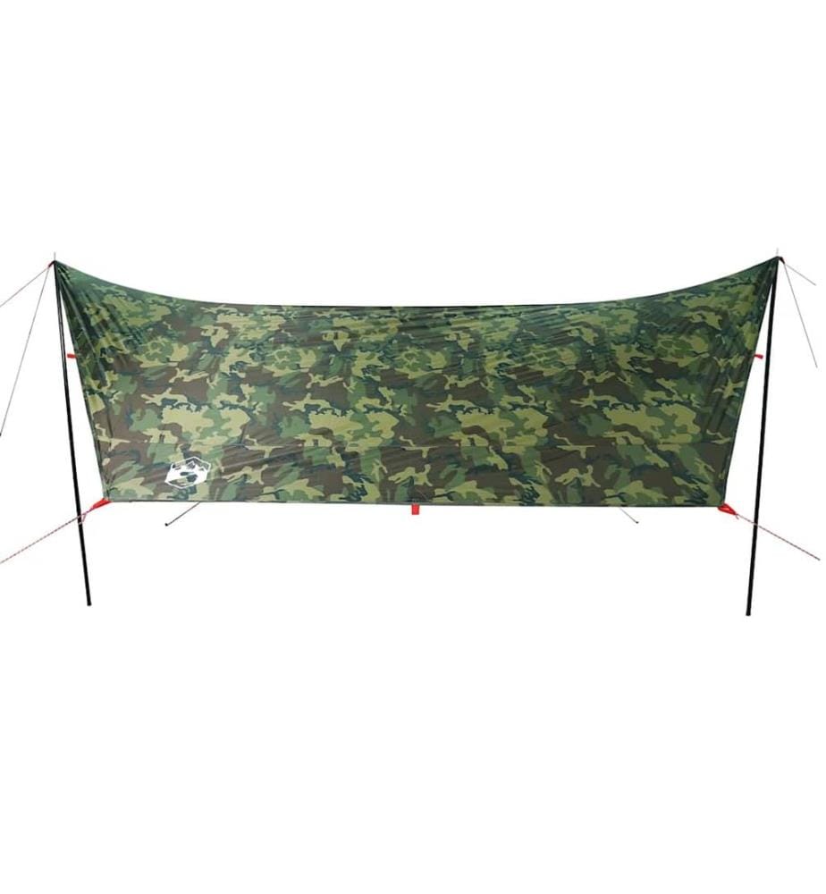 Bâche de camping camouflage 462x306x211 cm imperméable