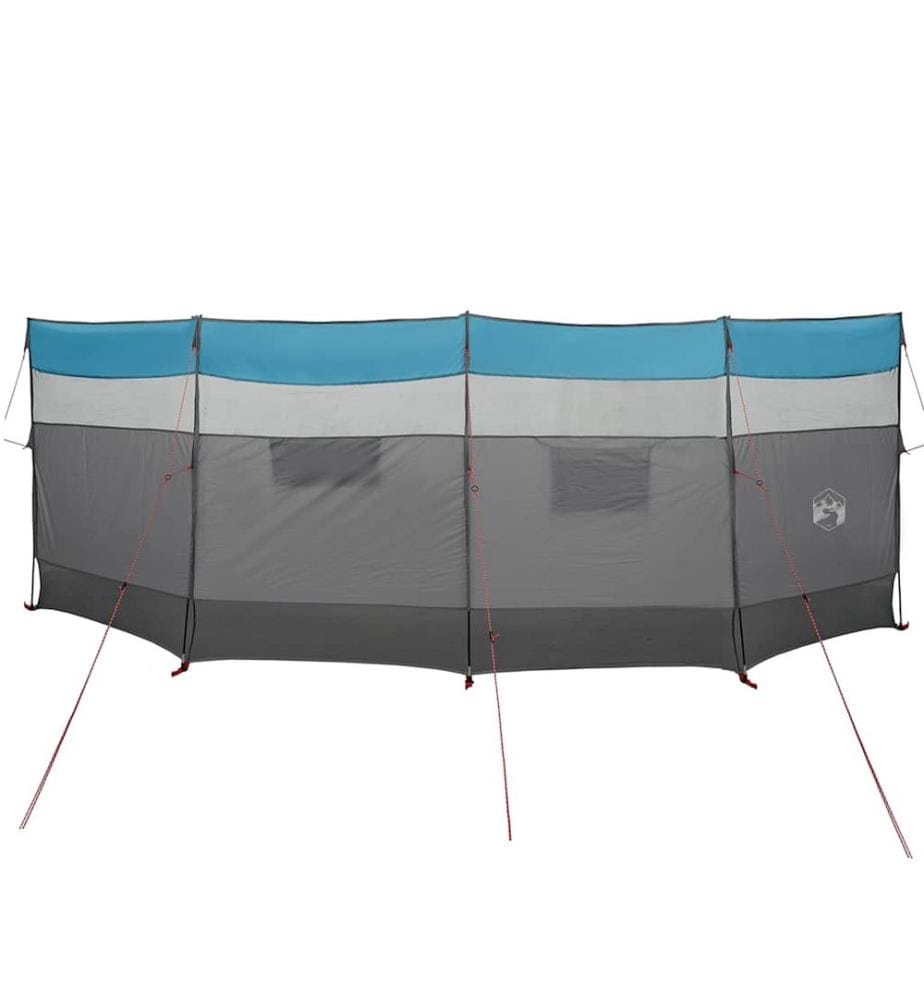 Camping-Windschutz Blau 510x153 cm Wasserdicht