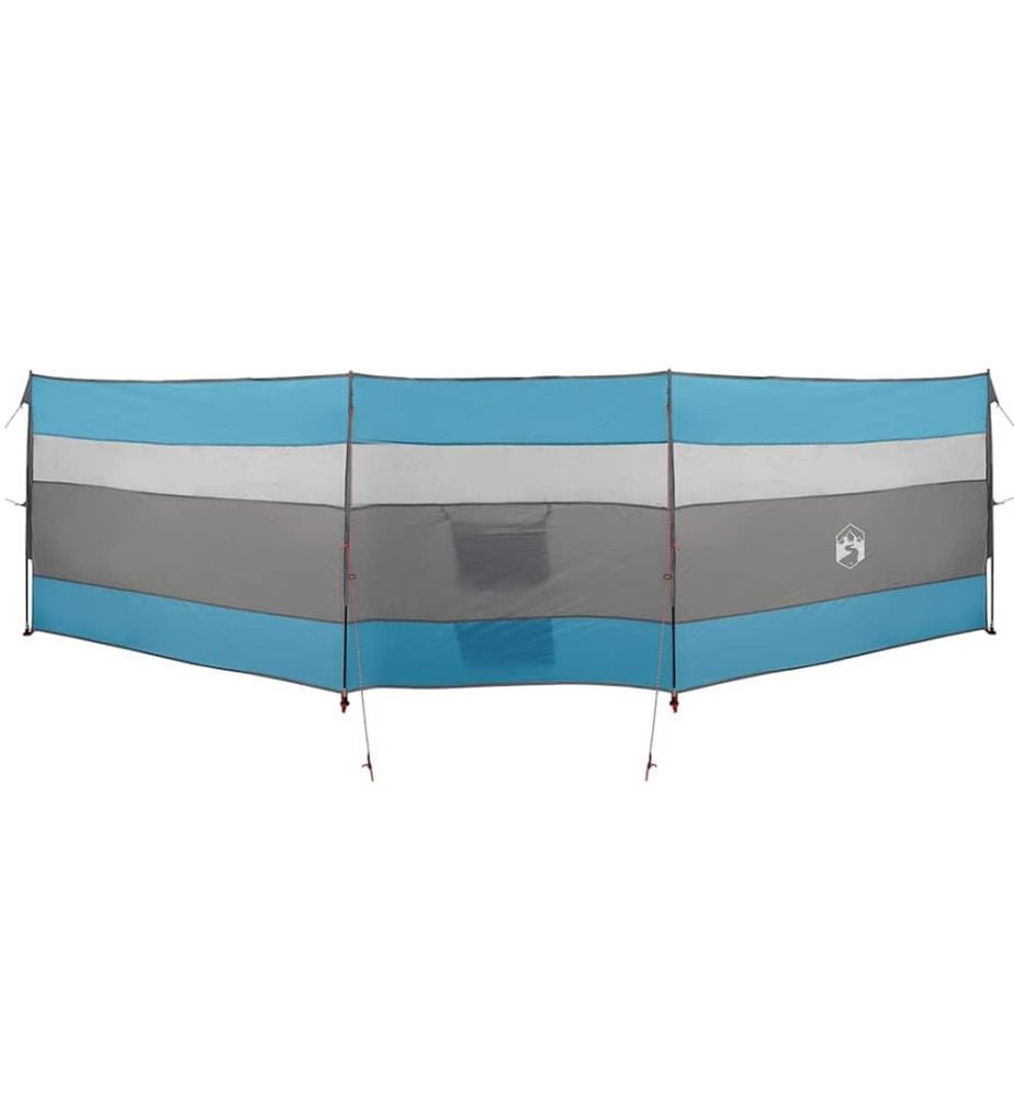 Camping-Windschutz Blau 508x130 cm Wasserdicht