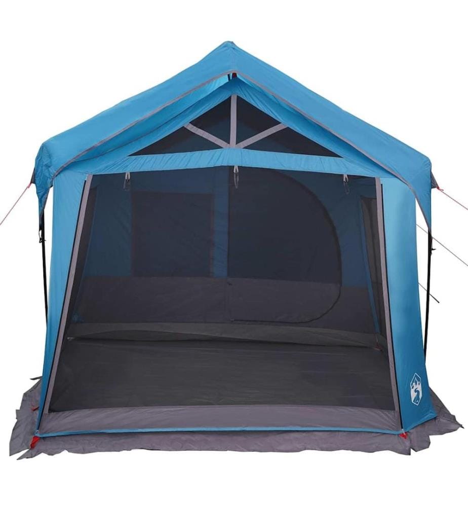 Familienzelt Blau und Grau 620 x 322 x 240 cm Polyester