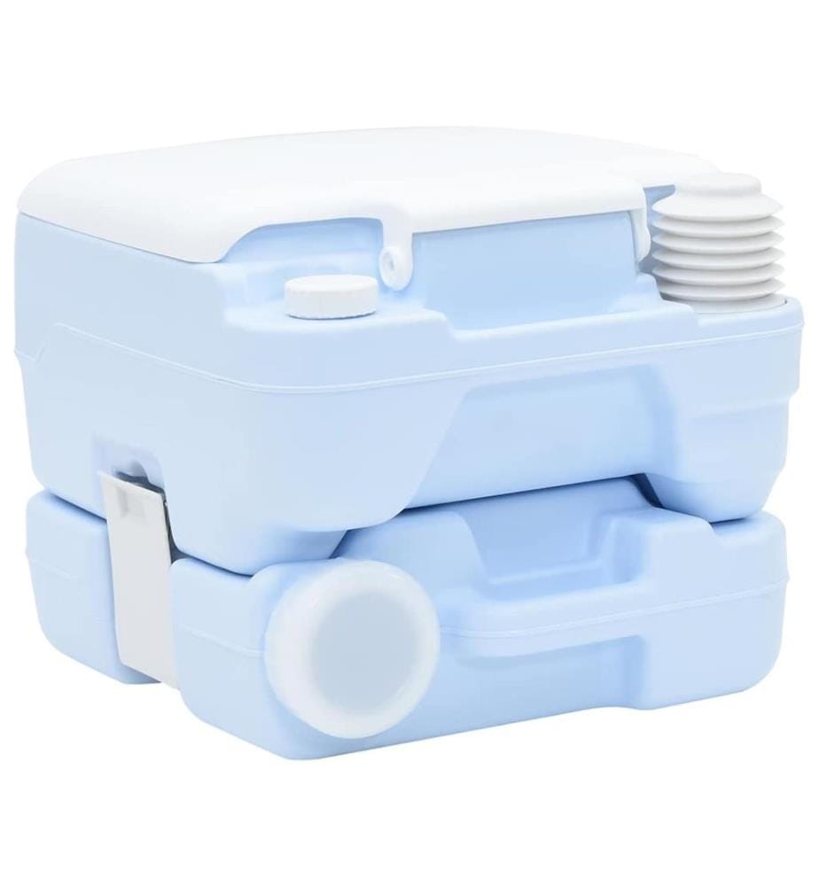 Camping-Toilette Helles Blau und Weiss 41,5 x 36,5 x 30 cm