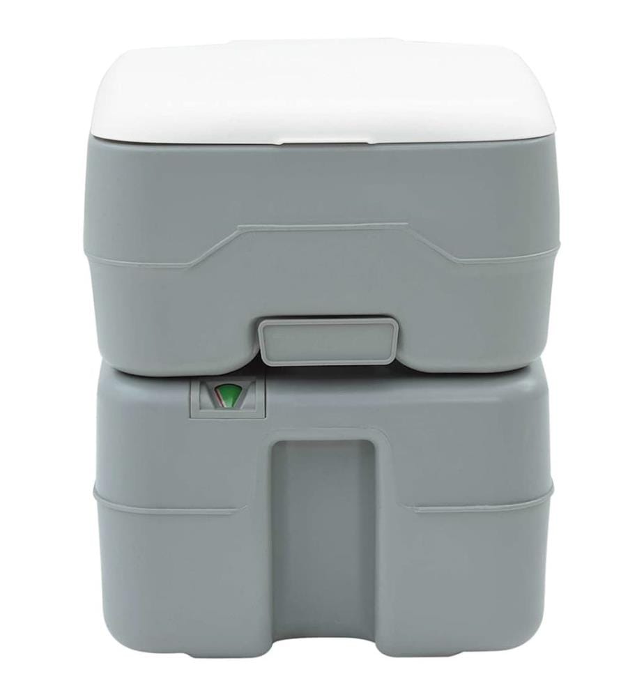 Camping-Toilette Grau 41,5 x 36,5 x 42 cm