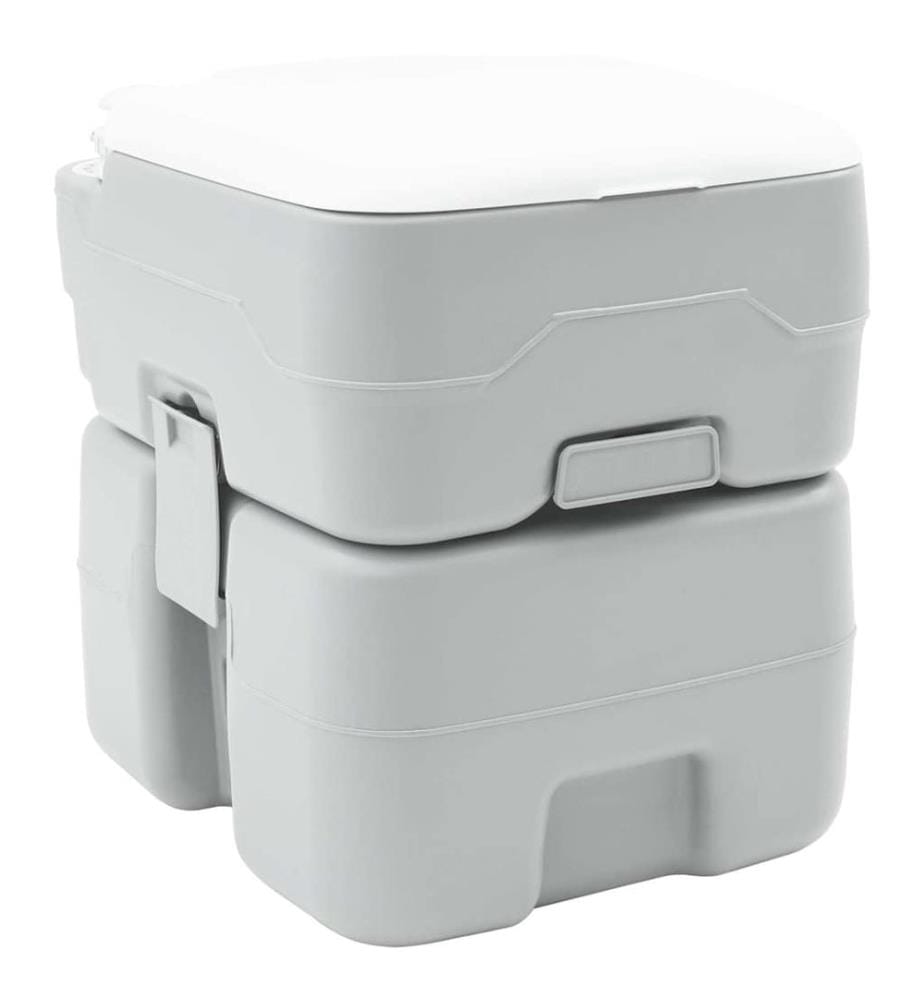 Camping-Toilette Grau 41,5 x 36,5 x 42 cm