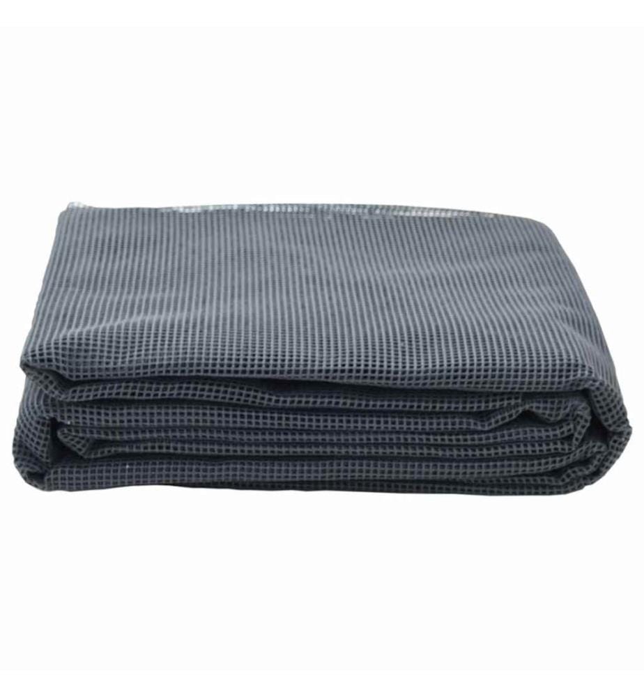 Zeltteppich Anthrazit 400 x 350 cm Polyester