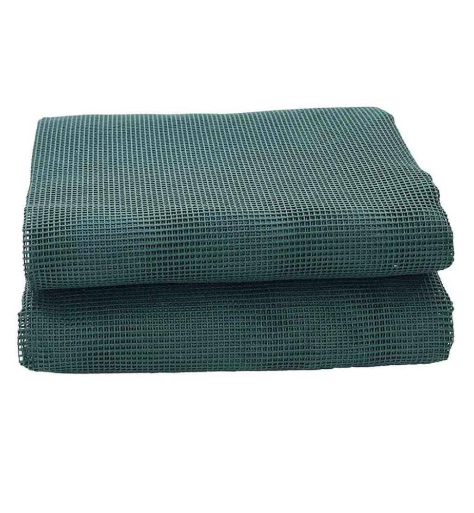 Zeltteppich Grün 250 x 250 cm Polyester