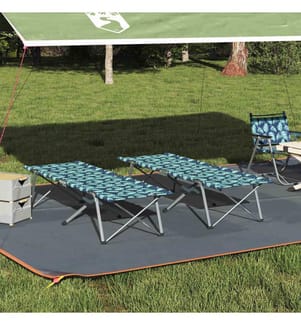Klapp Schlafbett fürs Camping 2 pcs Wald 194 x 62,5 x 42,5 cm