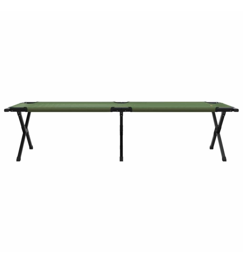 Lit de camping pliant Vert 193 x 69 x 45 cm Tissu Oxford