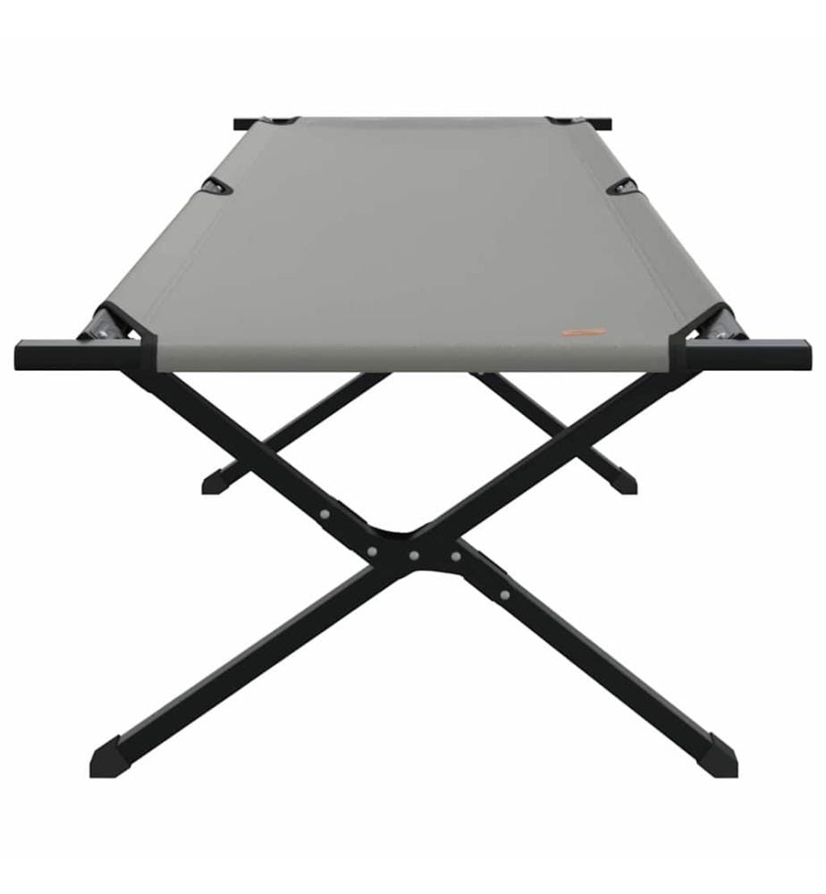 Klapp Schlafbett fürs Camping Grau 210 x 80 x 46 cm