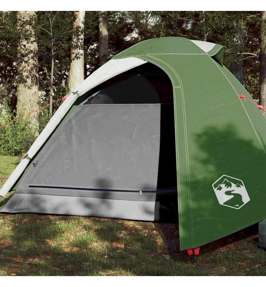 Tente de camping à dôme 3 personne vert imperméable
