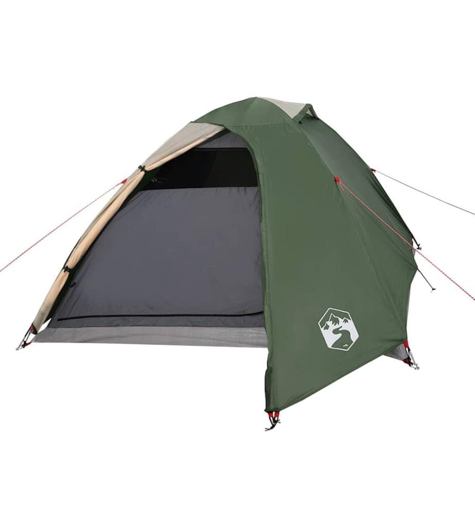 Tente de camping à dôme 3 personne vert imperméable