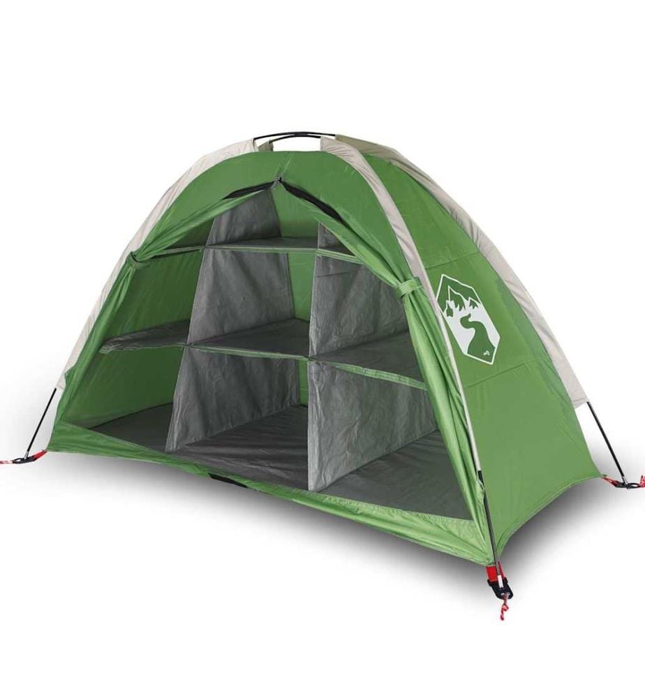 Tente de rangement avec 9 compartiments vert imperméable