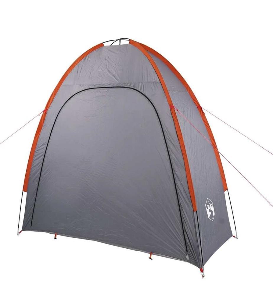 Tente de rangement gris et orange imperméable