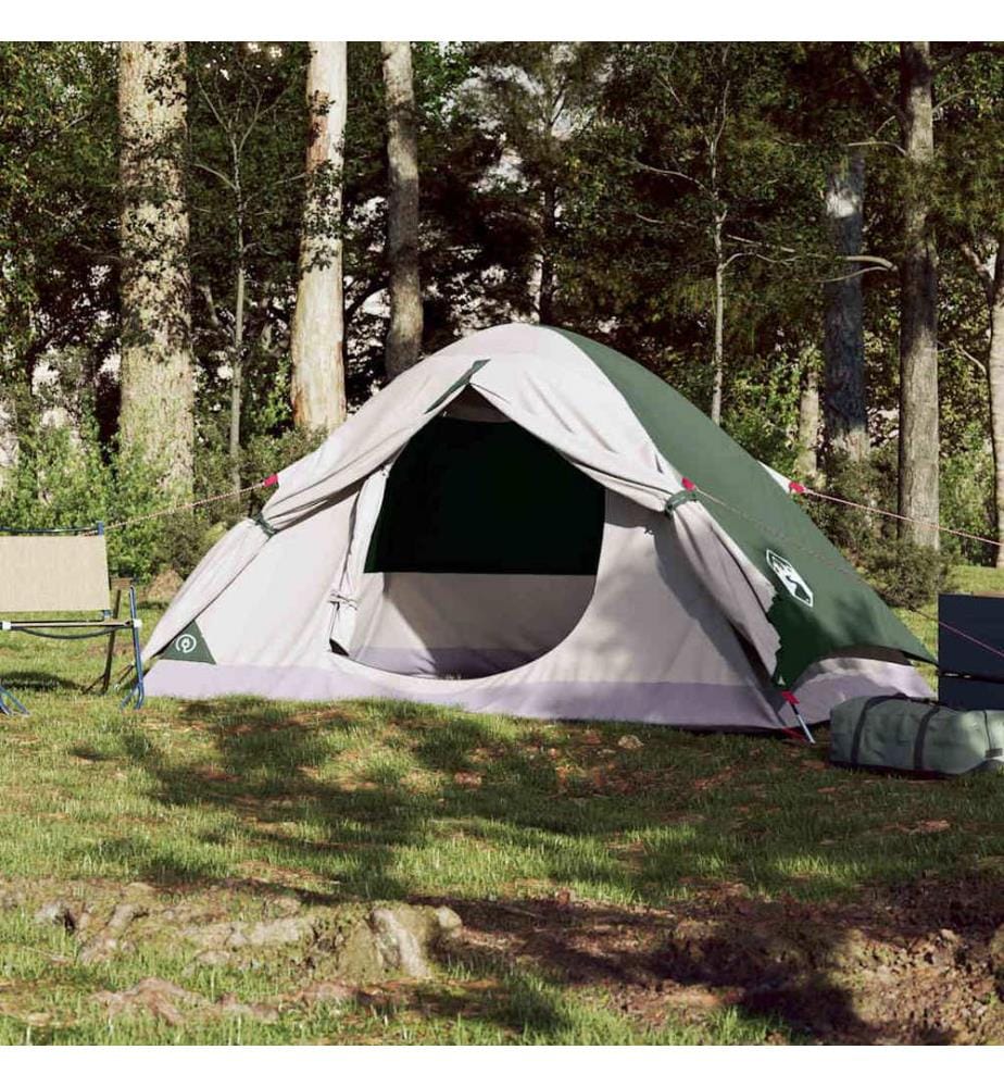 Tente de camping à dôme 2 personne vert imperméable