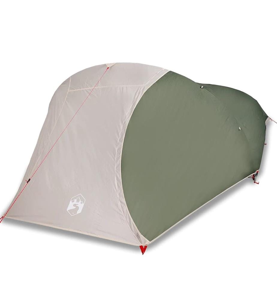 Tente de camping à dôme 4 personnes vert imperméable