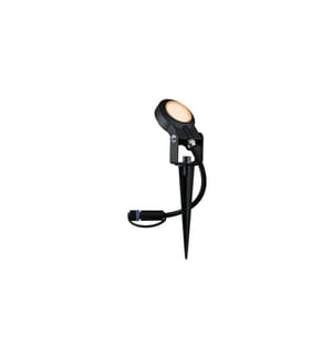 PAULMANN - Spot de jardin Plug & Shine, Sting, 6.3W, 2200K, noir