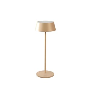 Konstsmide Lampe de table à accu Menton LED 2200/2700K, avec variateur de lumière - Sable