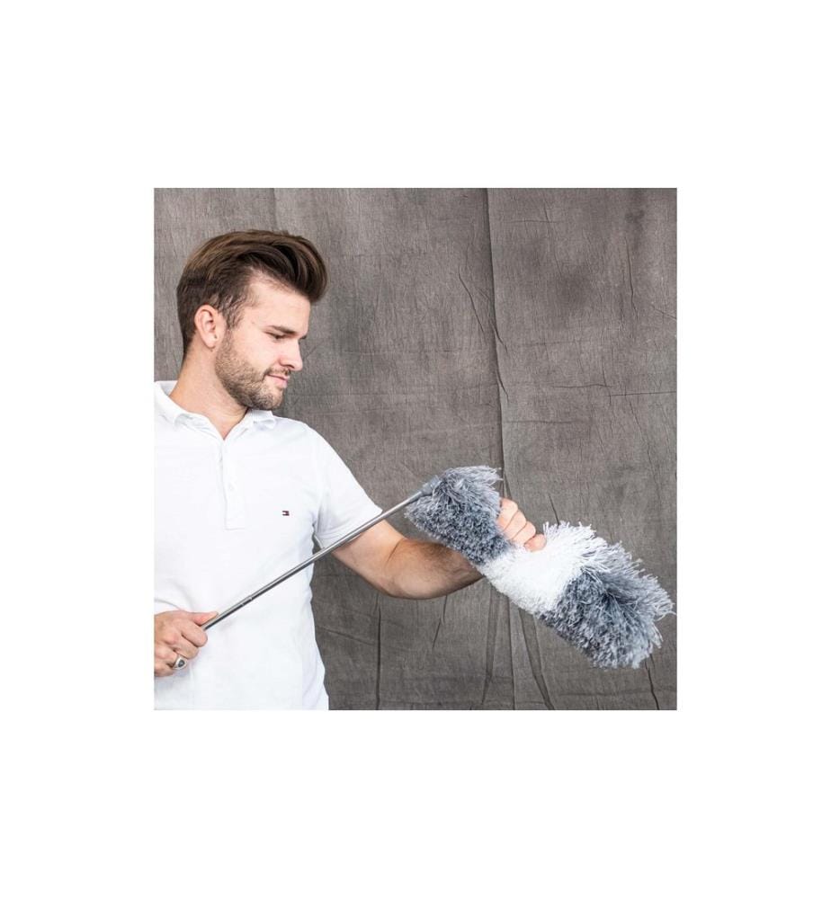 CreaClean - Staubwedel 245 cm Grau/Weiss