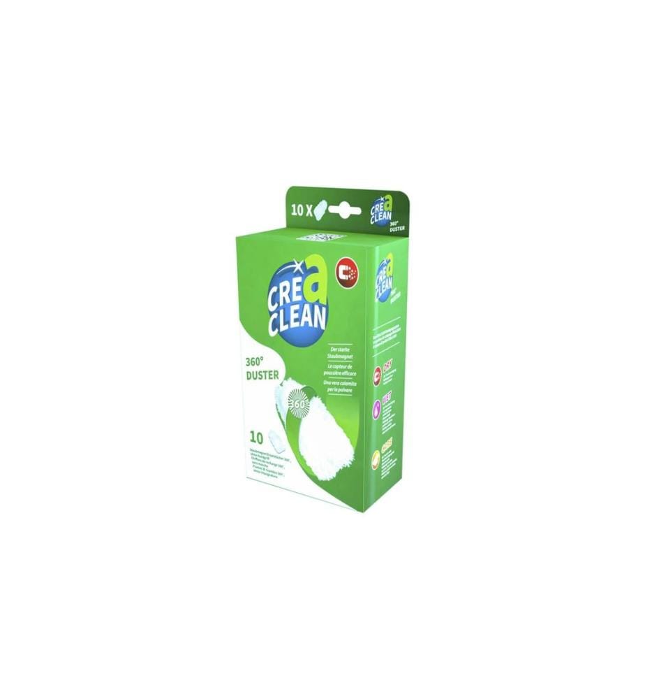 CreaClean - Recharges pour aimants à poussière 360° 10 pcs. Vert